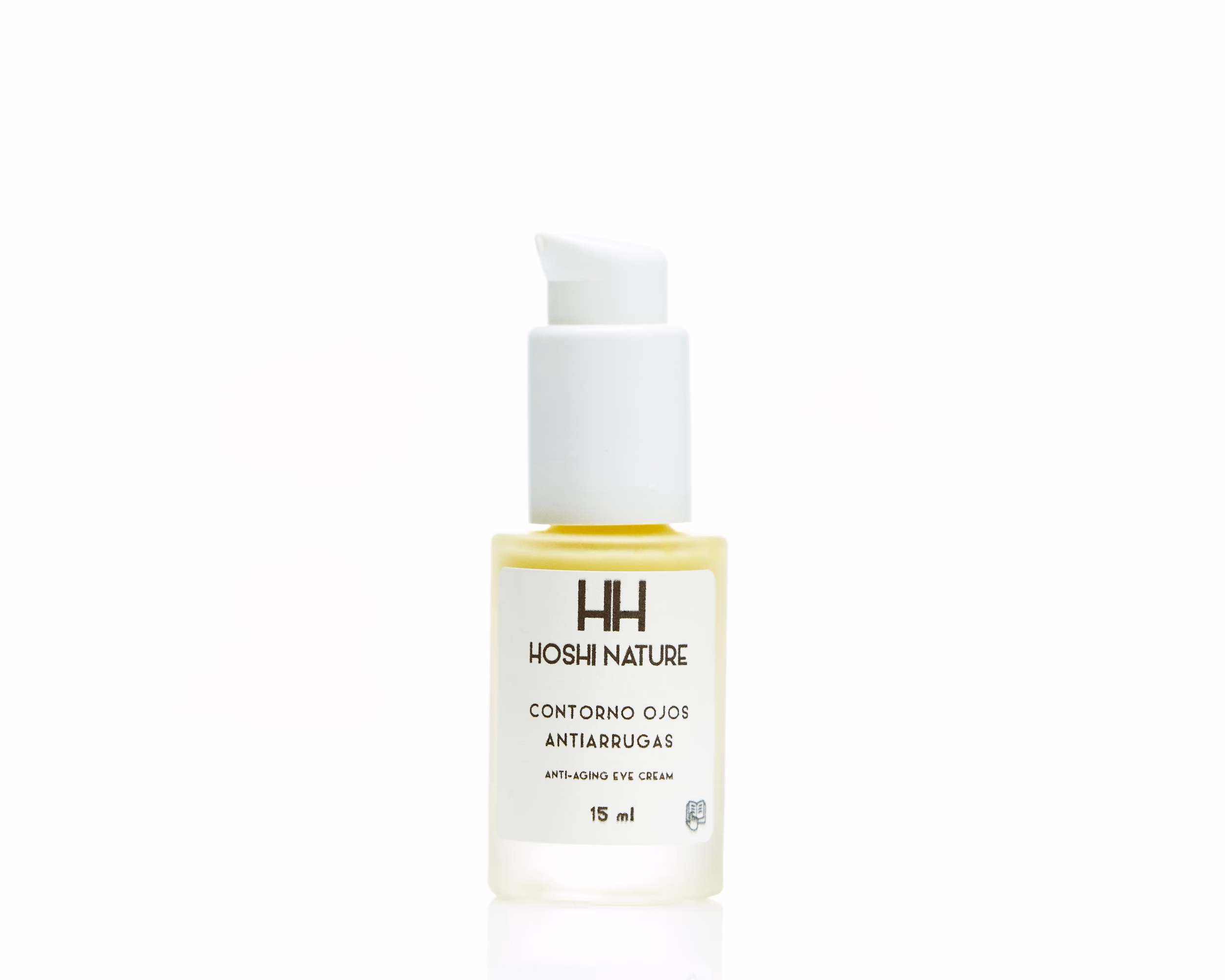 bote de contorno de ojos antiedad de Hoshi Nature