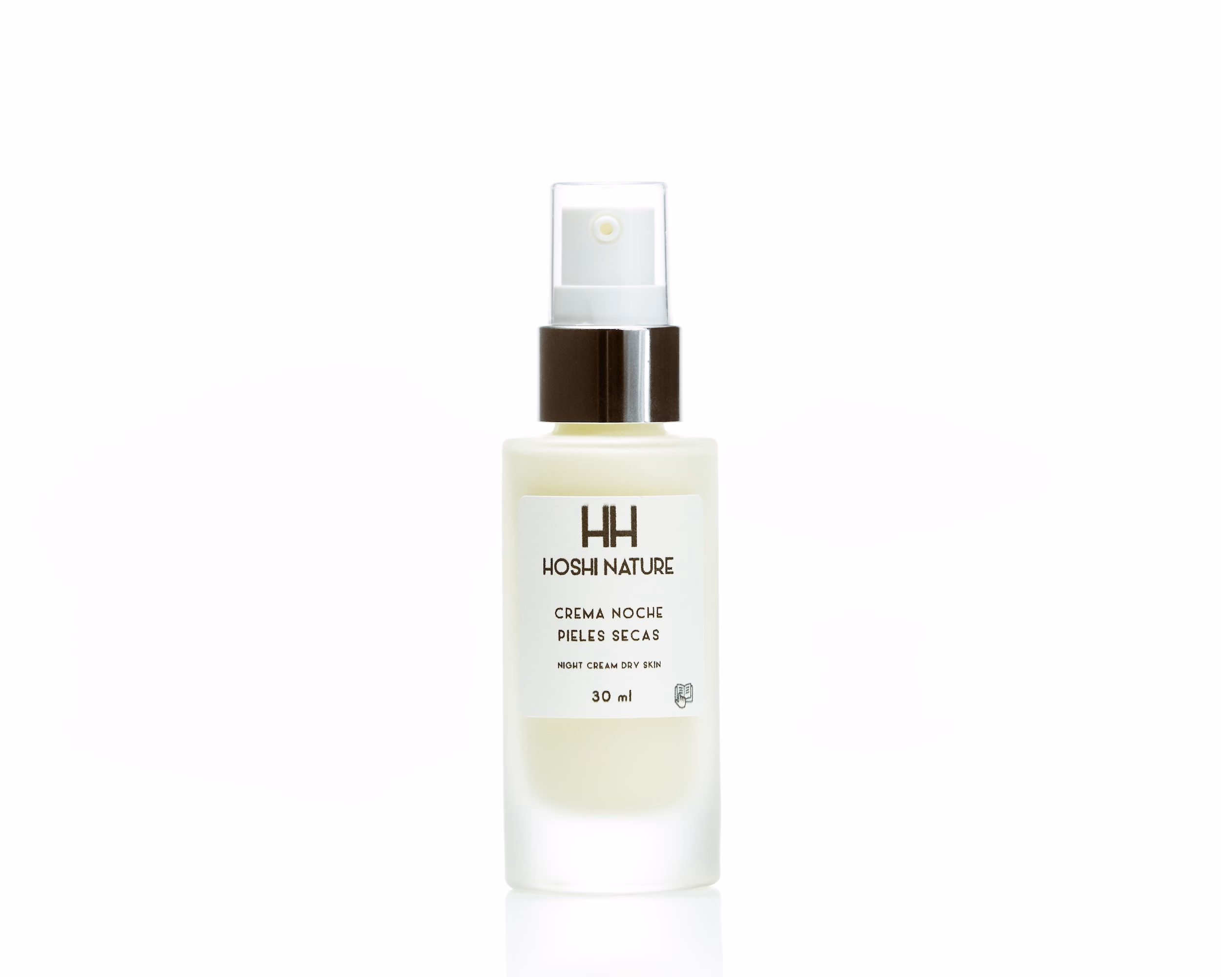 bote de crema de noche para pieles secas de Hoshi Nature